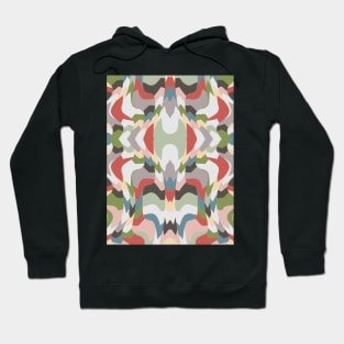 Retro Liquid Pattern Hoodie